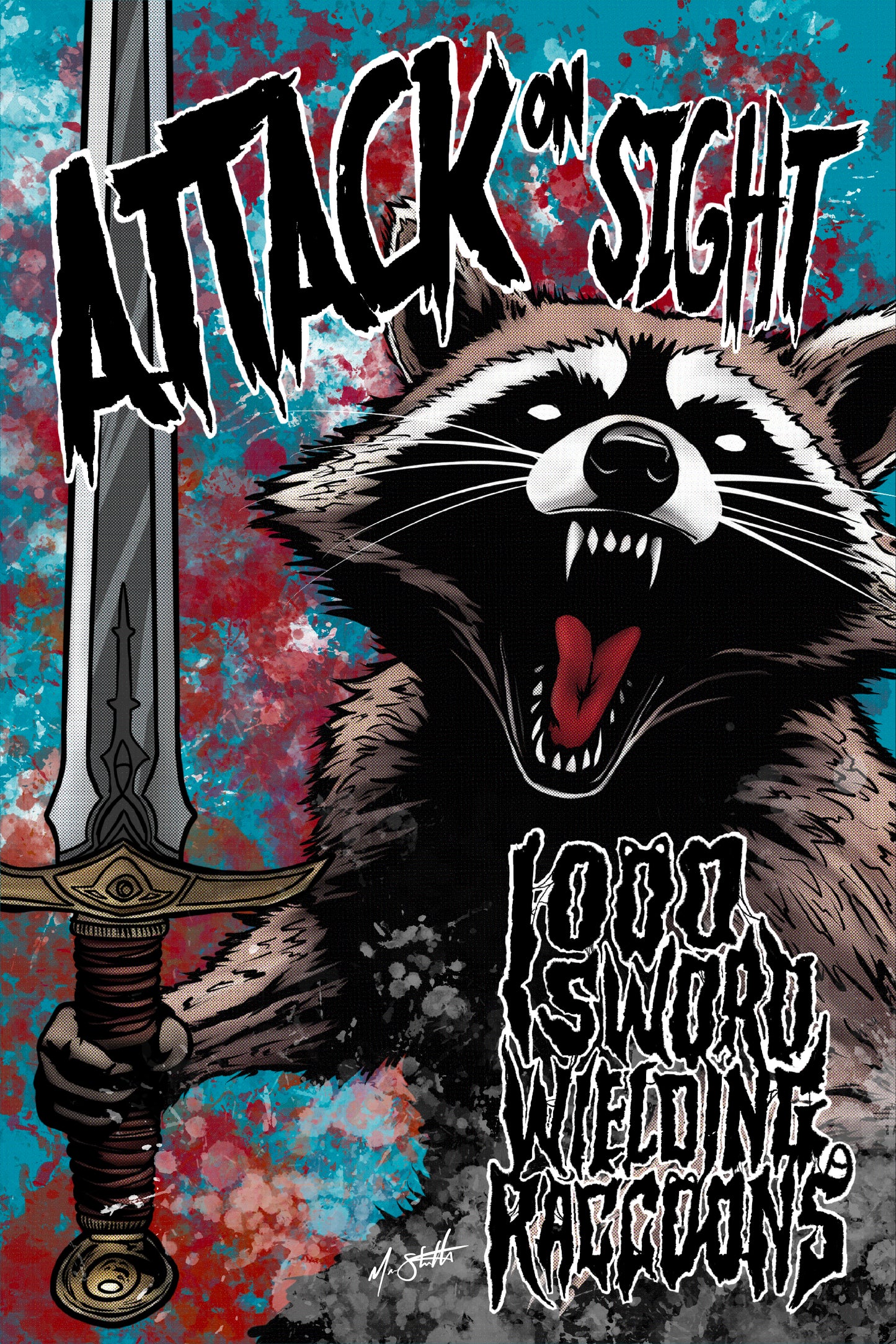 ATTACK ON SIGHT PRINT