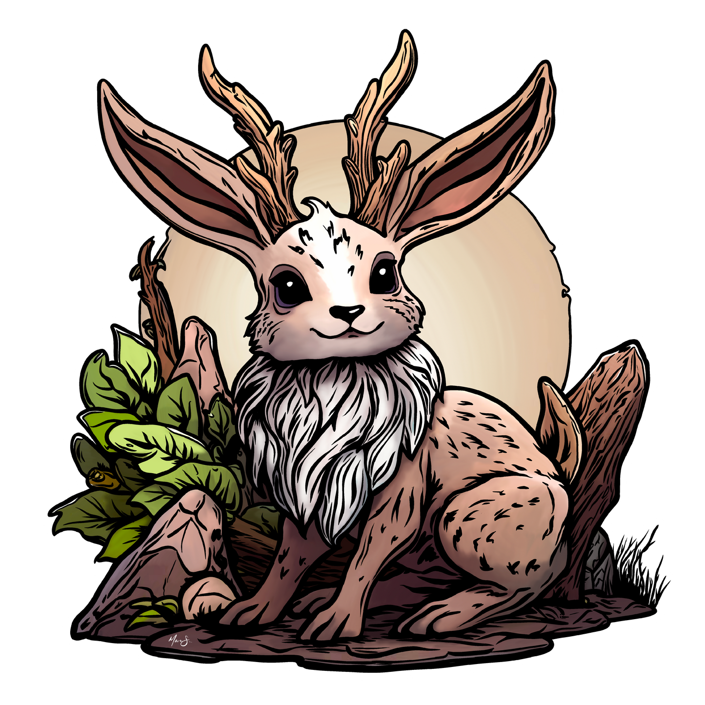 THE JACKALOPE V1 STICKER