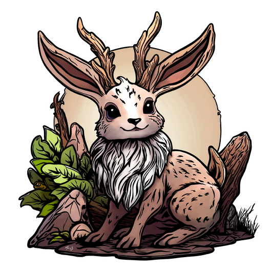 THE JACKALOPE V1 STICKER