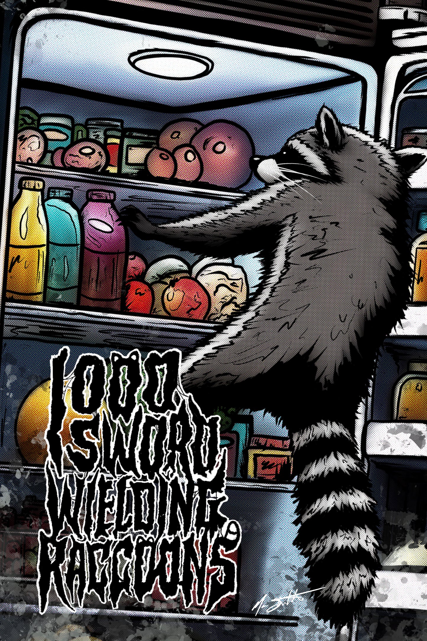 THE FRIDGE RAIDER PRINT