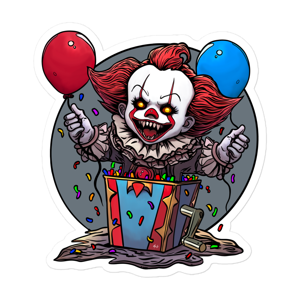 THE CLOWN STICKER
