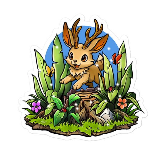 THE JACKALOPE V2 STICKER