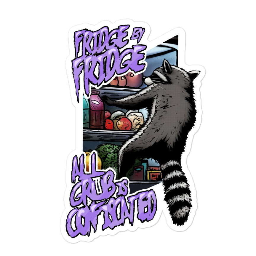 FRIDGE RAIDER STICKER