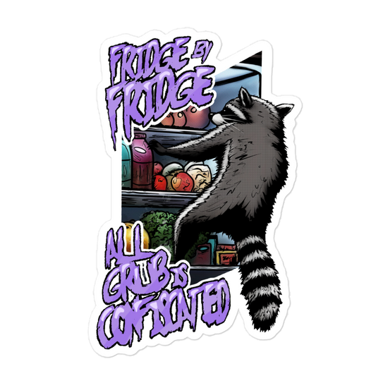 FRIDGE RAIDER STICKER